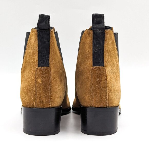 Acne Studios Women Jensen Suede Western Chelsea Point Toe Boots 7.5US EUR38 - Picture 4 of 12